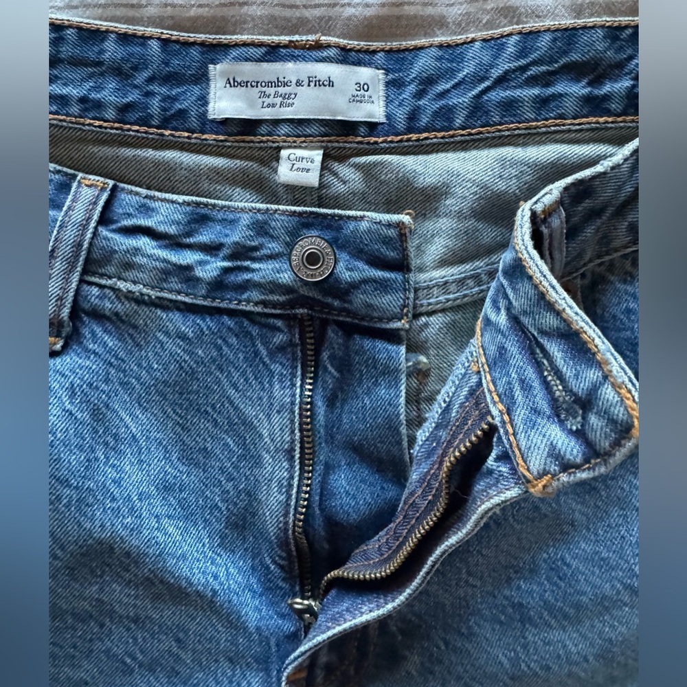 Abercrombie Curve Love The Baggy Low Rise Shorts Size 30/10